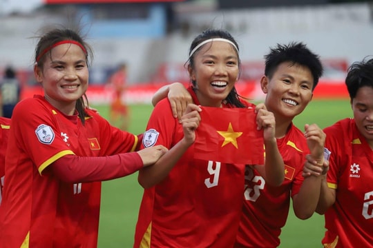 Thắng Myanmar, đội tuyển nữ Việt Nam vào bán kết SEA Games 33