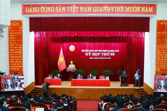 Kỳ họp thứ 35, HĐND tỉnh Nghệ An khóa XVIII: nhiều vấn đề quan trọng được nêu ra