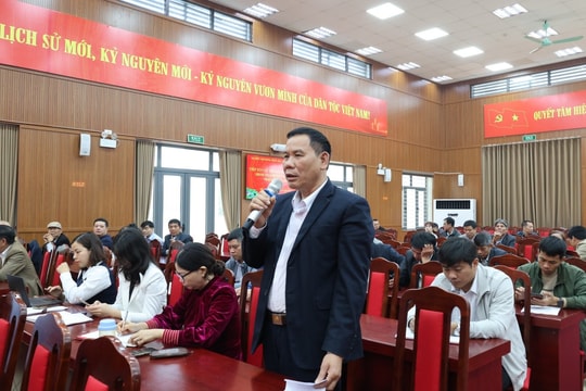 Tổ đại biểu số 22, HĐND thành phố Hà Nội tiếp xúc cử tri sau kỳ họp thứ 28