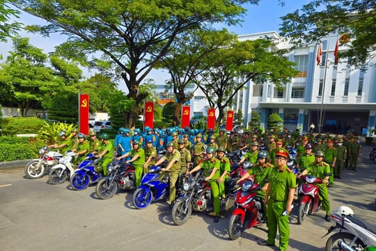 TP Hồ Chí Minh: Sôi nổi không khí ra quân trấn áp tội phạm dịp cuối năm