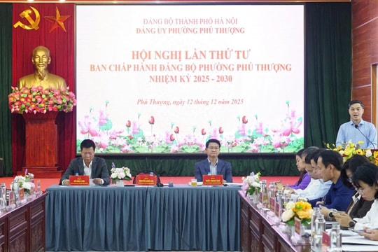Phú Thượng: Tập trung quản lý đất đai, trật tự đô thị, môi trường, giải phóng mặt bằng