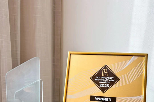Vinhomes được vinh danh “Nhà phát triển bất động sản của năm” ở khu vực Đông Nam Á 2025 tại Dot Property Southeast Asia Awards