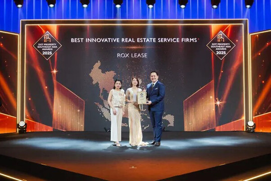 ROX Lease được vinh danh “Công ty Dịch vụ Bất động sản đổi mới sáng tạo tốt nhất Đông Nam Á 2025”