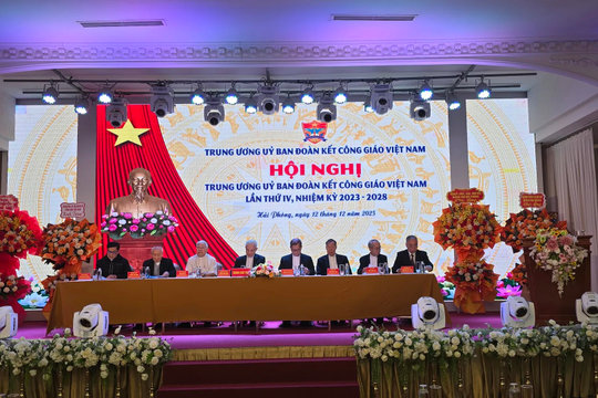 Hội nghị Trung ương Ủy ban Đoàn kết Công giáo Việt Nam thành công tốt đẹp