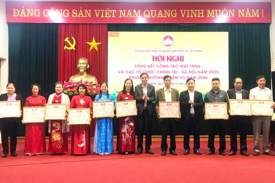 MTTQ xã Liên Minh: đẩy mạnh các phong trào thi đua, chuyển đổi số trong hoạt động