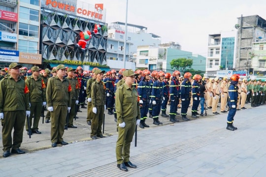 Công an TP Đà Nẵng Ra quân trấn áp tội phạm, bảo đảm an ninh các sự kiện lớn