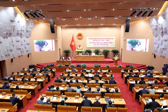 Khai mạc kỳ họp thứ hai mươi chín HĐND thành phố Hà Nội khóa XVI