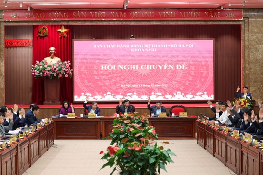 Ban Chấp hành Đảng bộ thành phố Hà Nội thông qua chủ trương đầu tư dự án Khu đô thị thể thao Olympic và Trục đại lộ cảnh quan sông Hồng