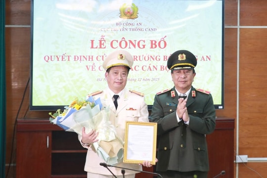 Bổ nhiệm Thượng tá Nguyễn Thanh Bình giữ chức Phó Cục trưởng Cục Truyền thông Công an nhân dân