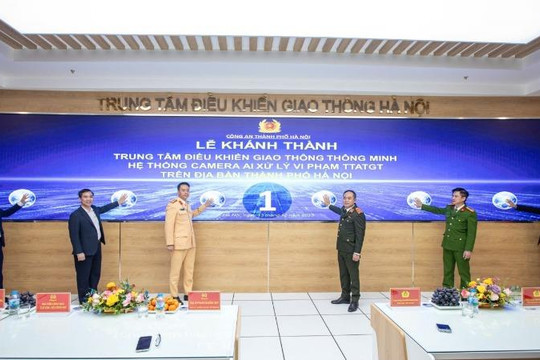 Hà Nội chính thức vận hành Trung tâm điều khiển giao thông thông minh