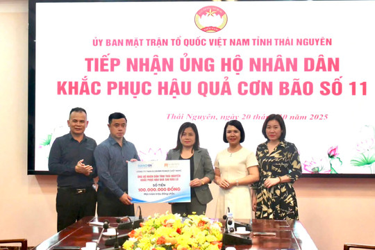 Hội Doanh nghiệp trẻ Hà Nội ủng hộ đồng bào vùng lũ gần 1 tỷ đồng