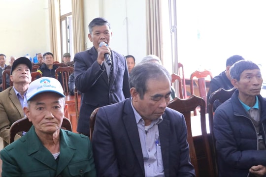 Xã Trần Phú đối thoại với người dân, doanh nghiệp về thủ tục hành chính
