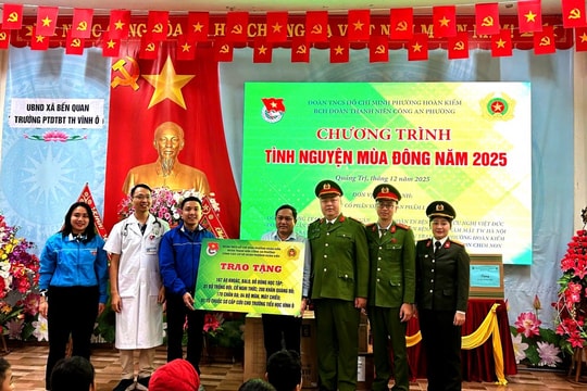 Tuổi trẻ Hoàn Kiếm với hành trình “Tình nguyện mùa đông 2025”