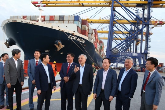 Phó Thủ tướng Thường trực Nguyễn Hòa Bình: Cần tiếp tục đầu tư, mở rộng Cảng Container Quốc tế Hateco Hải Phòng