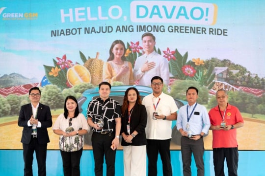 Green GSM chính thức ra mắt dịch vị taxi điện tại Davao, Philippines