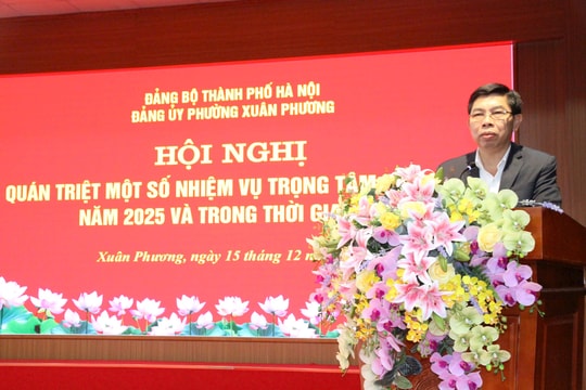 Phường Xuân Phương quán triệt kỷ cương, trách nhiệm trong thực thi công vụ
