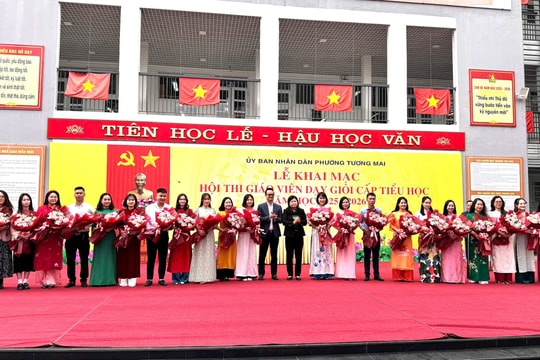23 giáo viên phường Tương Mai tham gia Hội thi giáo viên dạy giỏi cấp tiểu học