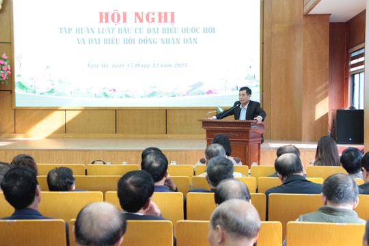 Phường Ngọc Hà tập huấn Luật Bầu cử đại biểu Quốc hội và đại biểu HĐND