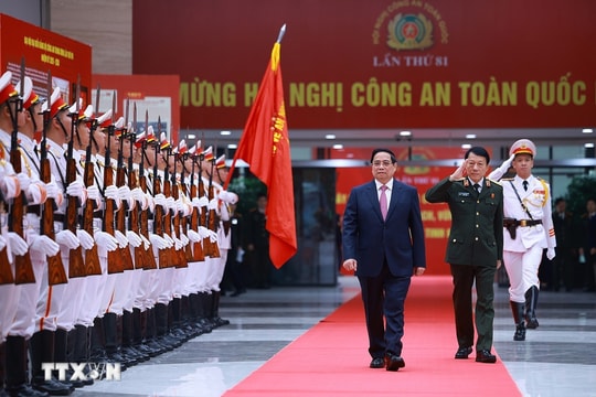 Thủ tướng Phạm Minh Chính: Công an nhân dân phải là chỗ dựa vững chắc của nhân dân