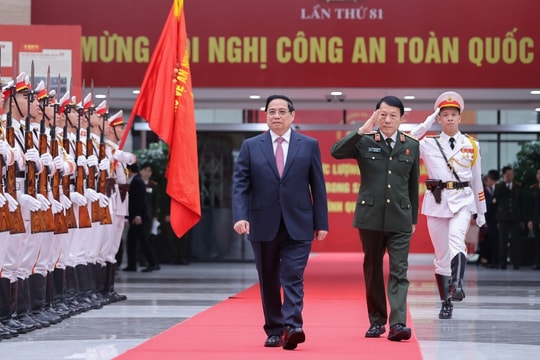 Thủ tướng Phạm Minh Chính dự Hội nghị Công an toàn quốc lần thứ 81