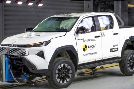 Toyota Hilux 2026 đạt điểm an toàn với chứng nhận 5 sao ANCAP
