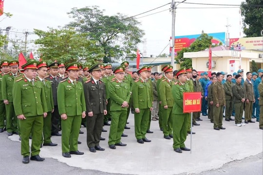 Phù Đổng ra quân thực hiện cao điểm tấn công, trấn áp tội phạm
