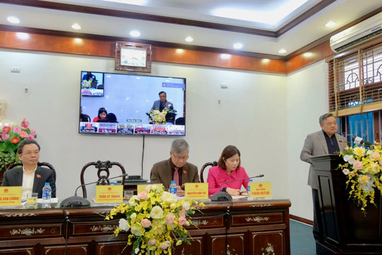Chủ nhiệm Uỷ ban Kiểm tra Trung ương Trần Sỹ Thanh tiếp xúc cử tri TP Hà Nội