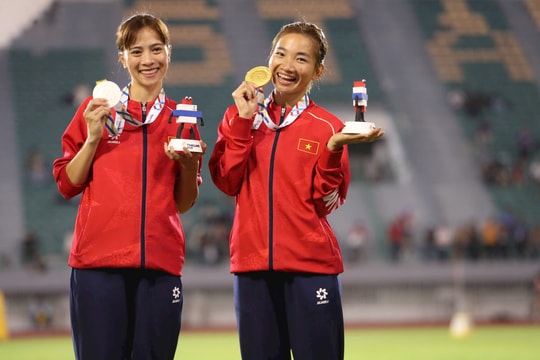 Nguyễn Thị Oanh hoàn tất “hat-trick” Huy chương vàng tại SEA Games 33