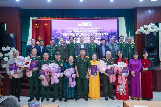 Trao giải cuộc vận động “Tình yêu trong chiến tranh"
