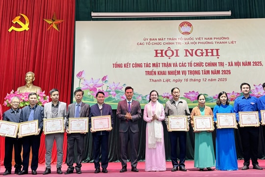 Hà Nội Phường Thanh Liệt phát huy sức mạnh đoàn kết xây dựng chính quyền đô thị