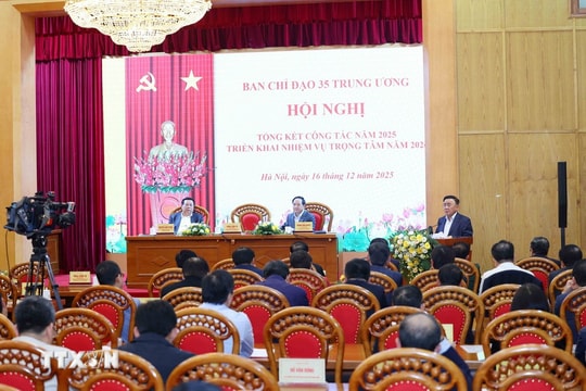 Thường trực Ban Bí thư Trần Cẩm Tú dự Hội nghị triển khai nhiệm vụ năm 2026 của Ban Chỉ đạo 35 Trung ương