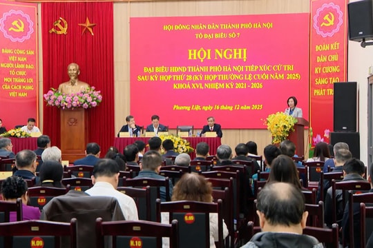 Cử tri kiến nghị Thành phố tăng cường chỉ đạo quản lý vệ sinh môi trường