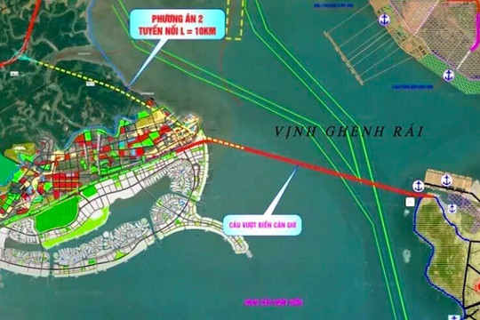 TP Hồ Chí Minh xin ý kiến xây dựng cầu vượt biển Cần Giờ - Vũng Tàu