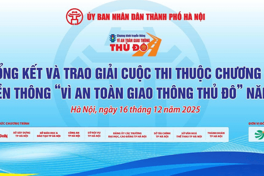 Xem trực tiếp: Lễ Tổng kết và trao giải cuộc thi thuộc chương trình truyền thông “Vì An toàn giao thông Thủ đô” năm 2025