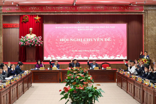 Thành ủy Hà Nội ban hành Chương trình công tác năm 2026