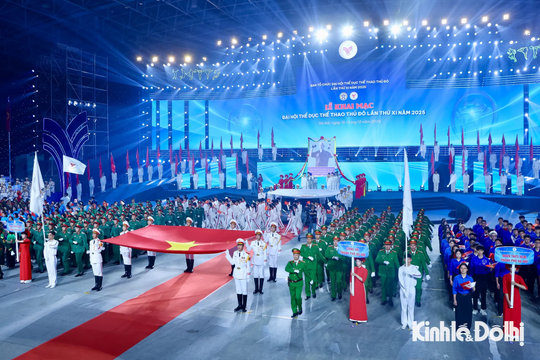 Ấn tượng Lễ khai mạc Đại hội Thể dục thể thao Thủ đô lần thứ XI năm 2025