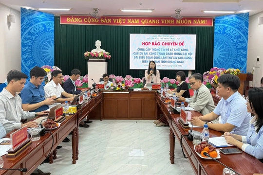 Quảng Ngãi thông tin về 4 dự án sắp khởi công, khánh thành chào mừng Đại hội XIV của Đảng