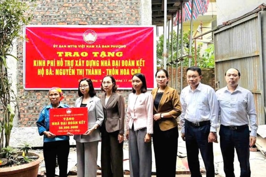 Ủy ban MTTQ Việt Nam xã Đan Phượng thực hiện tốt an sinh xã hội