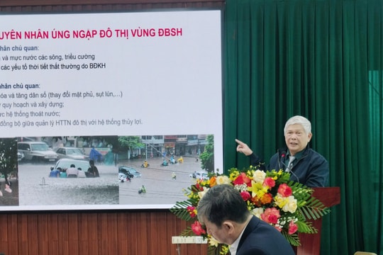 Ngập úng đô thị: Thách thức ngày càng lớn và yêu cầu giải pháp tổng thể, dài hạn