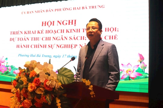 Phường Hai Bà Trưng phấn đấu thu ngân sách năm 2026 hơn 9,3 nghìn tỷ đồng