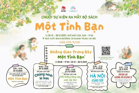 Ra mắt bộ sách “Một tình bạn” Vẻ đẹp lấp lánh của tình bạn qua sách tranh thiếu nhi