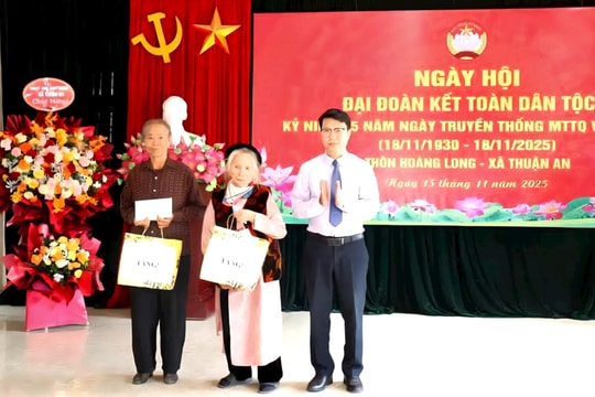 MTTQ xã Thuận An kết nối những “nhịp cầu nhân ái”