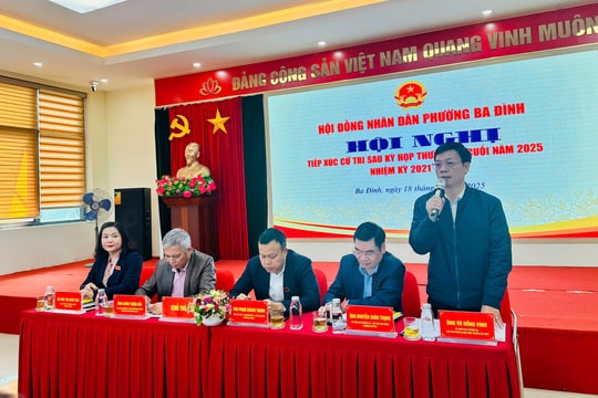 Phường Ba Đình quyết liệt giải quyết ngập úng và trật tự đô thị