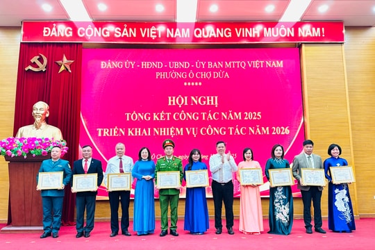 Phường Ô Chợ Dừa quyết liệt giải quyết "điểm nghẽn" đô thị trong năm 2026