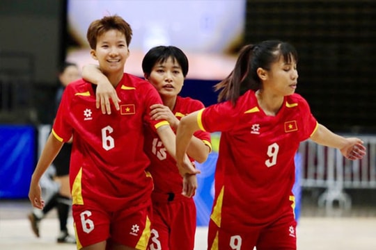 Futsal nữ Việt Nam lần đầu giành Huy chương vàng SEA Games