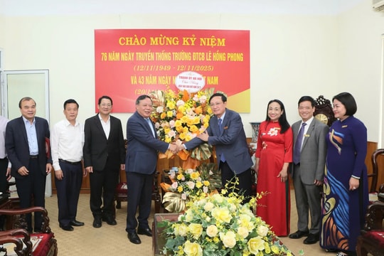 Trường Đào tạo cán bộ Lê Hồng Phong Cơ sở chiến lược đào tạo, bồi dưỡng cán bộ chất lượng cao của Thủ đô