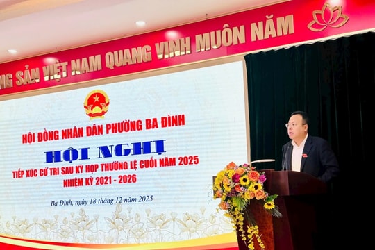 Phường Ba Đình quyết liệt giải quyết ngập úng và trật tự đô thị