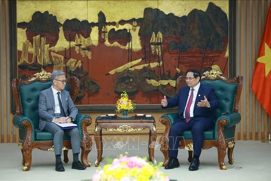 Thủ tướng Phạm Minh Chính tiếp Bộ trưởng Bộ Ngoại giao Lào Thongsavanh Phomvihane