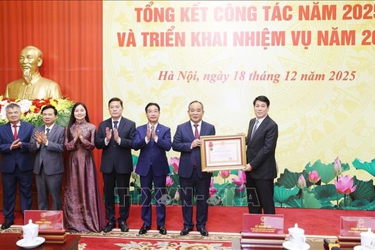 Chủ tịch nước Lương Cường dự Hội nghị tổng kết công tác năm 2025 của Văn phòng Chủ tịch nước