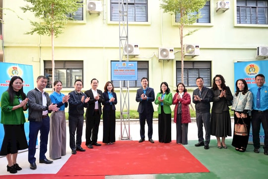 Khánh thành “Công trình năng động” - điểm sinh hoạt mới cho đoàn viên và học sinh phường Đống Đa